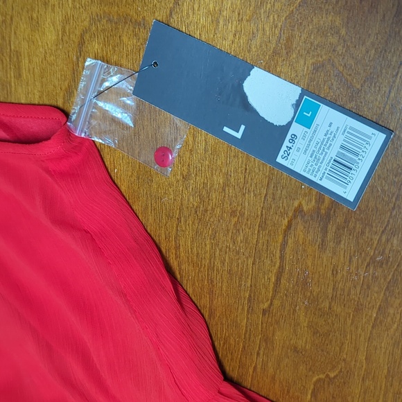 NWT MOSSIMO Red Dress Large - Picture 4 of 14